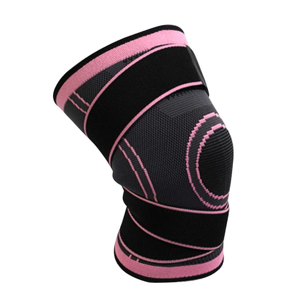 

1pc Pain Relief Basketball Knee Brace Patella Stabilizer With Straps Compression Sleeve Elastic Arthritis Running Support Gym