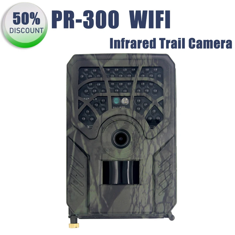 

IP54 Waterproof Wild Trail Camera Wifi APP Control Hunting Cameras 5MP Color CMOS Night Vision Wildlife Photo Traps