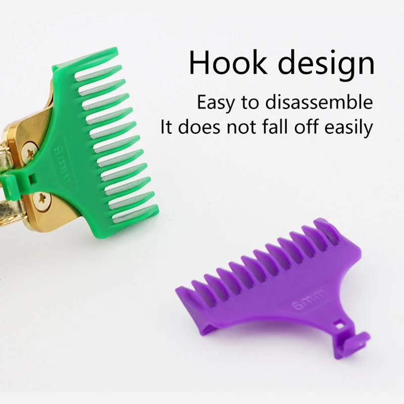 

Kemei Hair Trimmer Limit Comb Universal Black Guards Hairdresser hair Cutting Guide for KM T9 3/4/6/8/MM