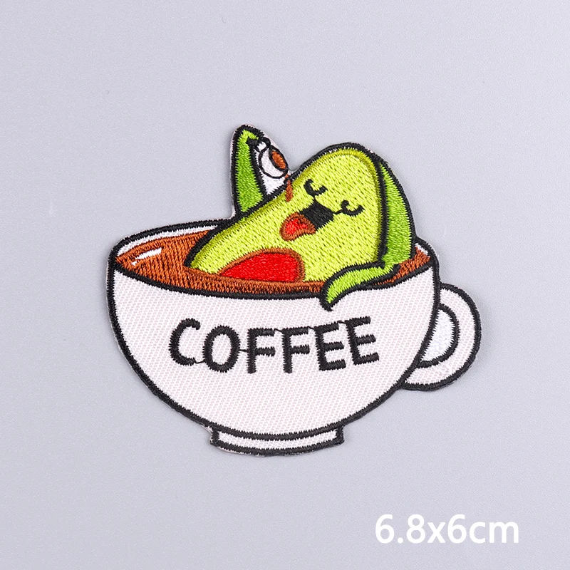 Аппликация с милым котом вышитые нашивки для одежды наклейки Мультяшные