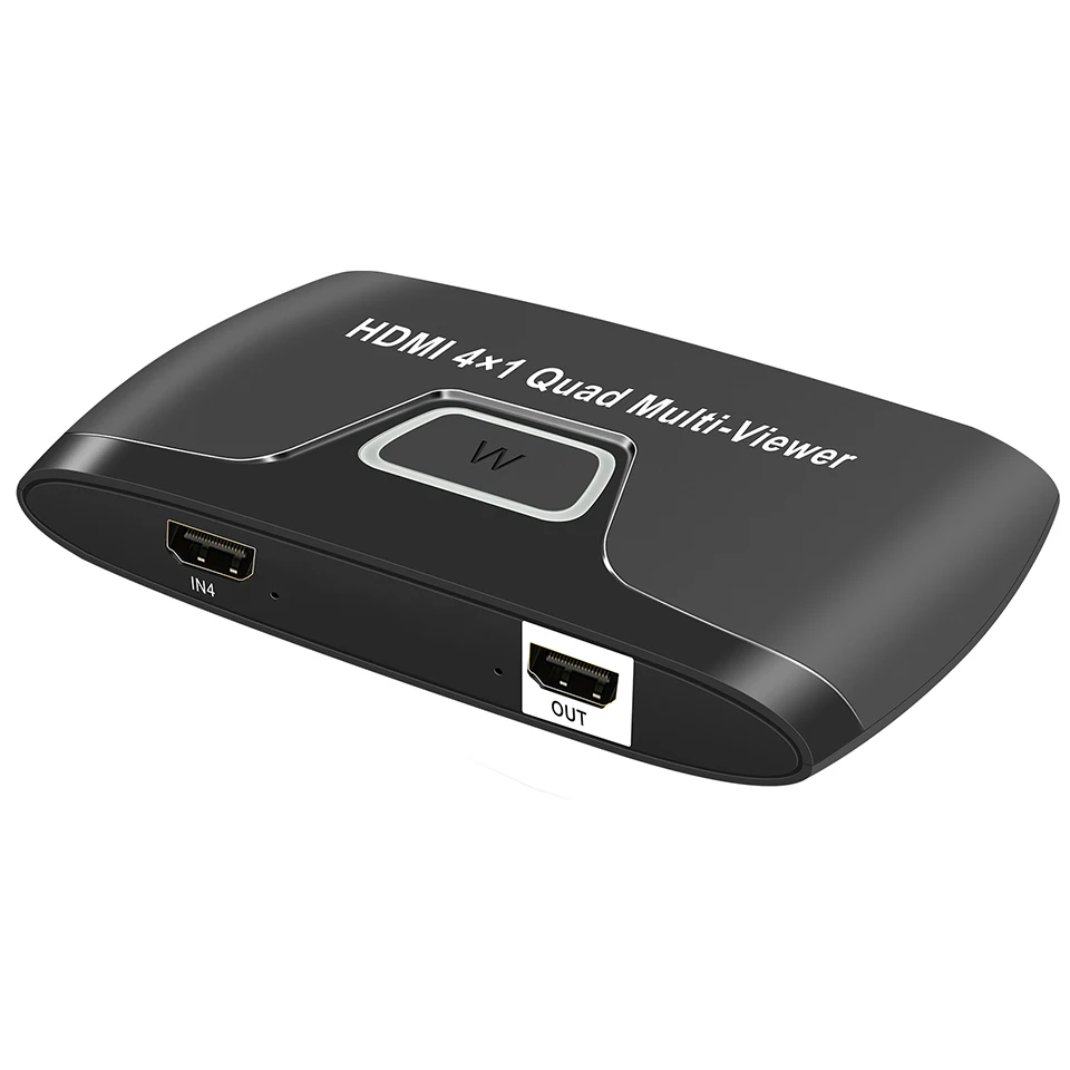 HDMI квадро-мультиплеер 4x1 сегментирования экрана разделитель 4 в 1 выход мультивьюер для ПК ТВ включен.