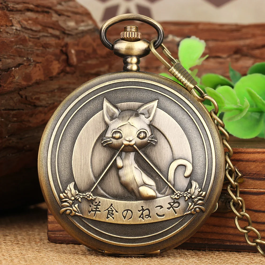 Карманные часы из дерева в стиле ретро Буковые кварцевые часы-брелок