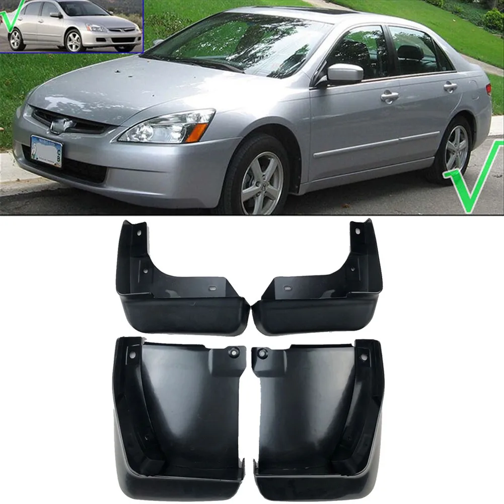 

Mudflap 4pcs Front Rear Splash Guards Set For Honda Sedan 2003-2007 Car Accessories High-quality Mudguard