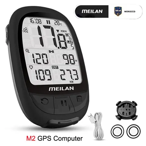 MEILAN M2 GPS велосипедный компьютер и телефон беспроводной компьютер с поддержкой Bluetooth с одометром и педальным датчиком...