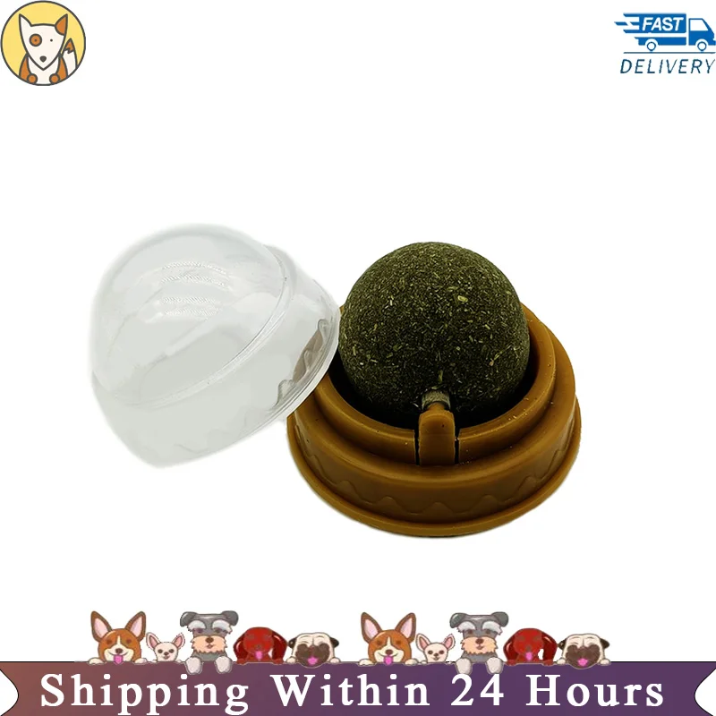 

Catnip Chew Toy Wall Stick-on Ball Toy Treats Healthy Natural Removes Hair Balls To Promote Digestion Cat Snack Pet Wholesale