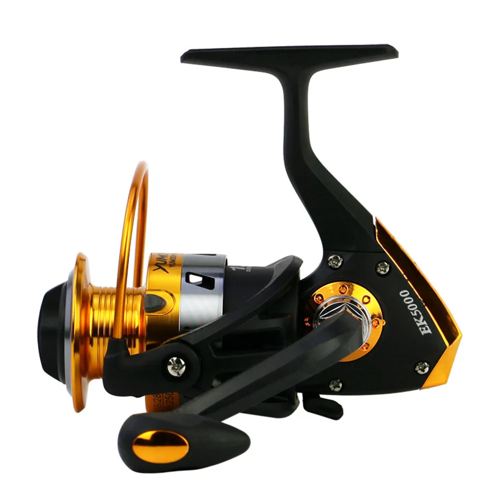 

Universal Spinning Fishing Reel EK1000-7000 Series 13BB Gear Ratio 5.1:1 Metal Coil Rock Carp Baitcasting Fishing Reels Tackle