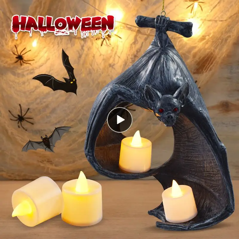 

Высококачественная подсвечник из смолы, настенный подсвечник, водонепроницаемый подсвечник для Хэллоуина, украшение для Хэллоуина, стойкий к ржавчине черный