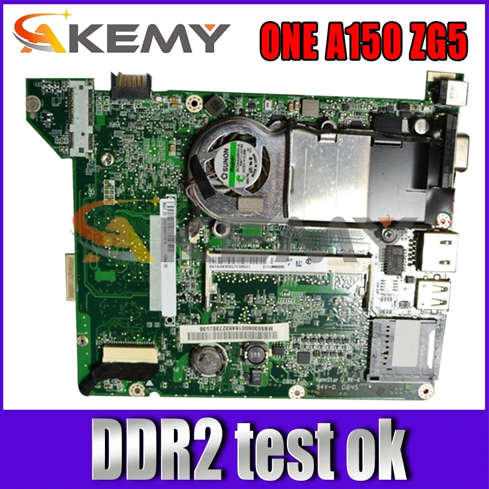 

Материнская плата AKEMY для ноутбука Acer Aspire one A150 ZG5 DA0ZG5MB8F0, материнская плата DDR2 с полным тестированием, работает