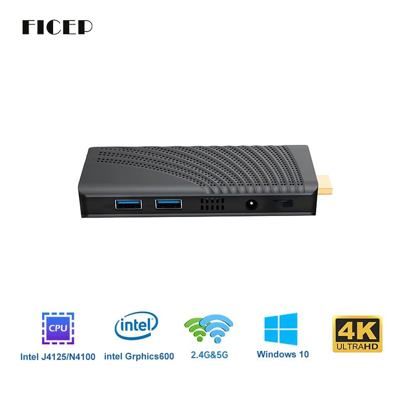 

T6 PRO Mini PC Intel Celeron J4125 N4000 6GB DDR4 128GB Windows 10 Pro Desktop Gaming Computer 4K HD Wifi Quad Core Minipc 2022