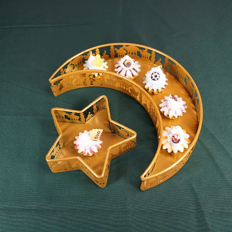 

Eid Mubarak Gulbang Dessert TrayCreative Table Decorations2022 Islamic Muslim Ramadan Party Kareem Eid Al Adha Decorative Plate