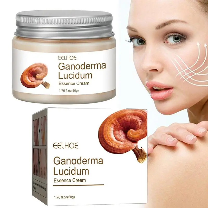 

Ganoderma Lucidum Face Cream Natural Herbal Extract Essence Cream Daily Deep Hydration Ganoderma Lucidum Face Moisturizer
