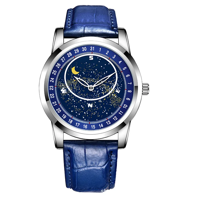 New all-star watch men's quartz watch calendar luminous fashion leisure watch waterproof watch men's watch enlarge
