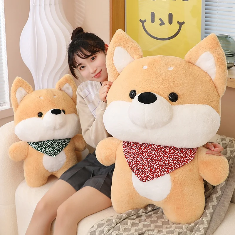 

New Kawaii Dog Plush Toy Stuffed Animal Puppy Body Pillow Husky Shiba Inu Birthday Gift Lovely Plushie Dolls For Children