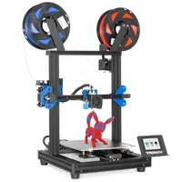 Tronxy XY-2 PRO 2E 3D Printer 255x255mm 2 in 1 Out Extruder Dual Colors Head Titan Extruder Removable Platform Resume Printing