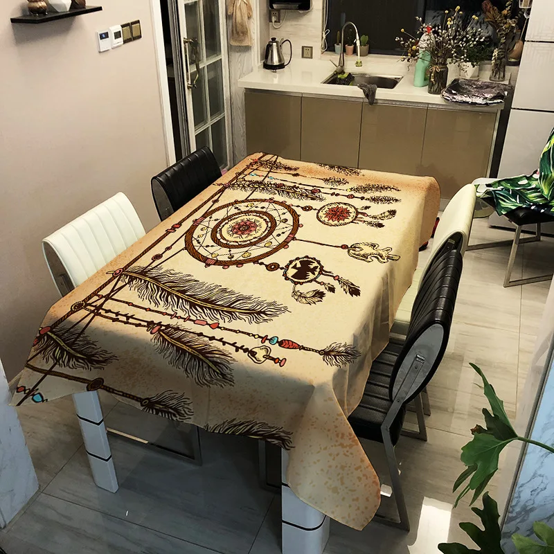 

Bohemian Quality Dining Tablecloth Color Soft Home Kitchen Banquet Table Cover Nappe De Table Mantel Mesa Tafelkleed Tischdecke