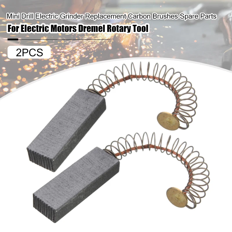 

2 шт./набор, сменные угольные щётки для электроинструмента, 32x11x6 мм