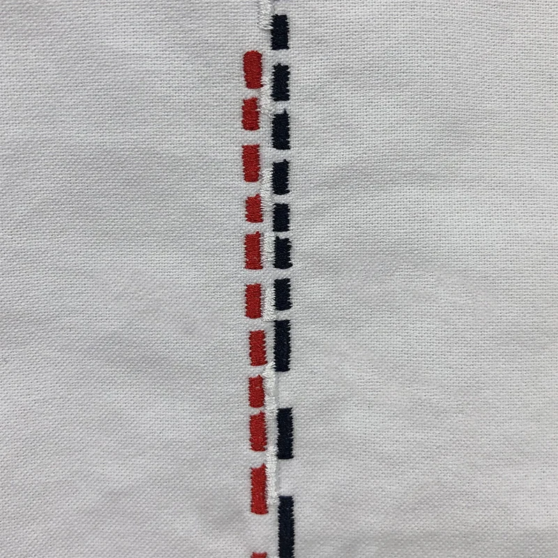 TB THOM Men's Shirt Spring Autumn Fashion Brand Tops Yarn-dyed Vertical Stripe Design Slim Casual Cotton Oxford Wholesale Shirts