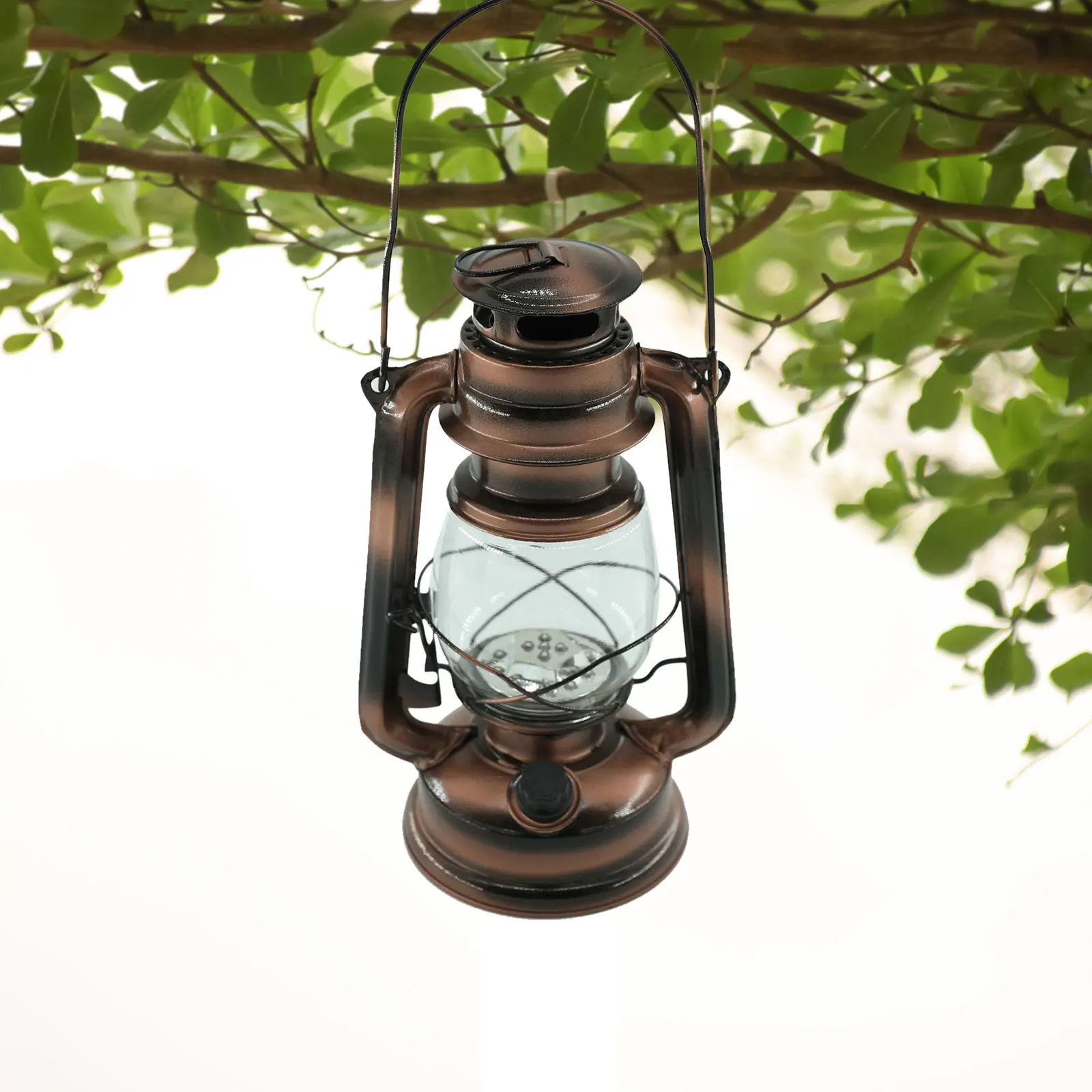 

Ретро ностальгическая железная керосиновая лампа, портативный подвесной фонарь, уличный светильник для кемпинга, украшение для дома и улиц...