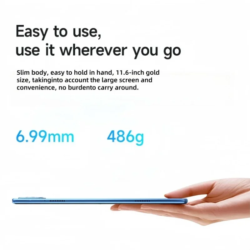 Фото Оригинальный планшет 2026 года 12-дюймовый iPad Air Pro 5G, 24 ГБ ОЗУ, 2 ТБ ПЗУ, 20000 мАч, Snapdragon 8 Gen 3, Android 16, 5G, Dual SIM, GPS, Wi-Fi №3