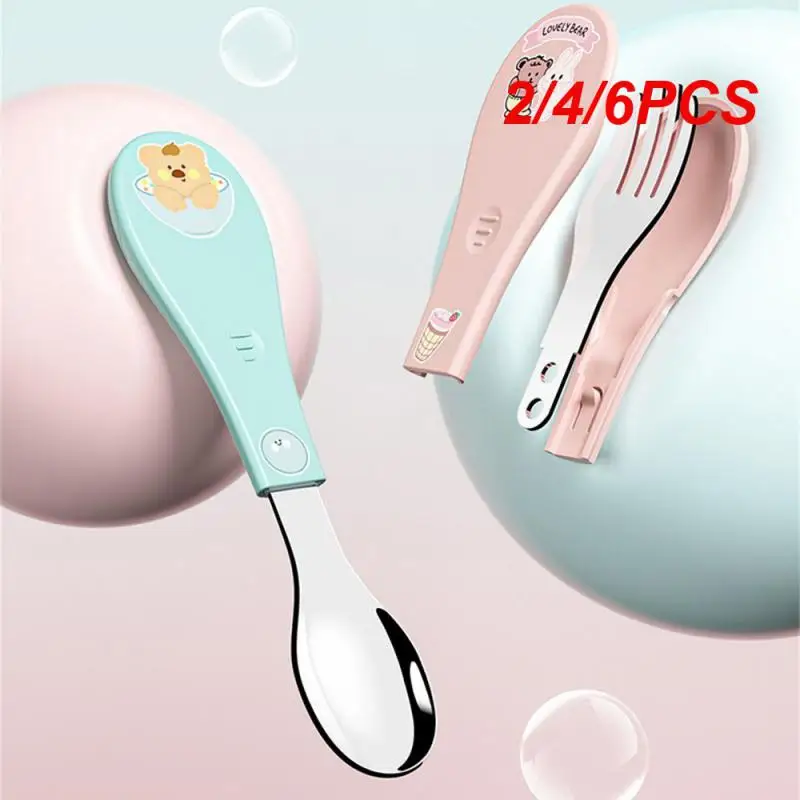 2/4/6 шт. скандинавская вилка прочная нержавеющая сталь многоразовая самая