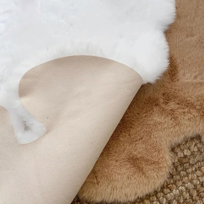 Милые коврики для детской комнаты пушистый напольный коврик в спальню с кроликом