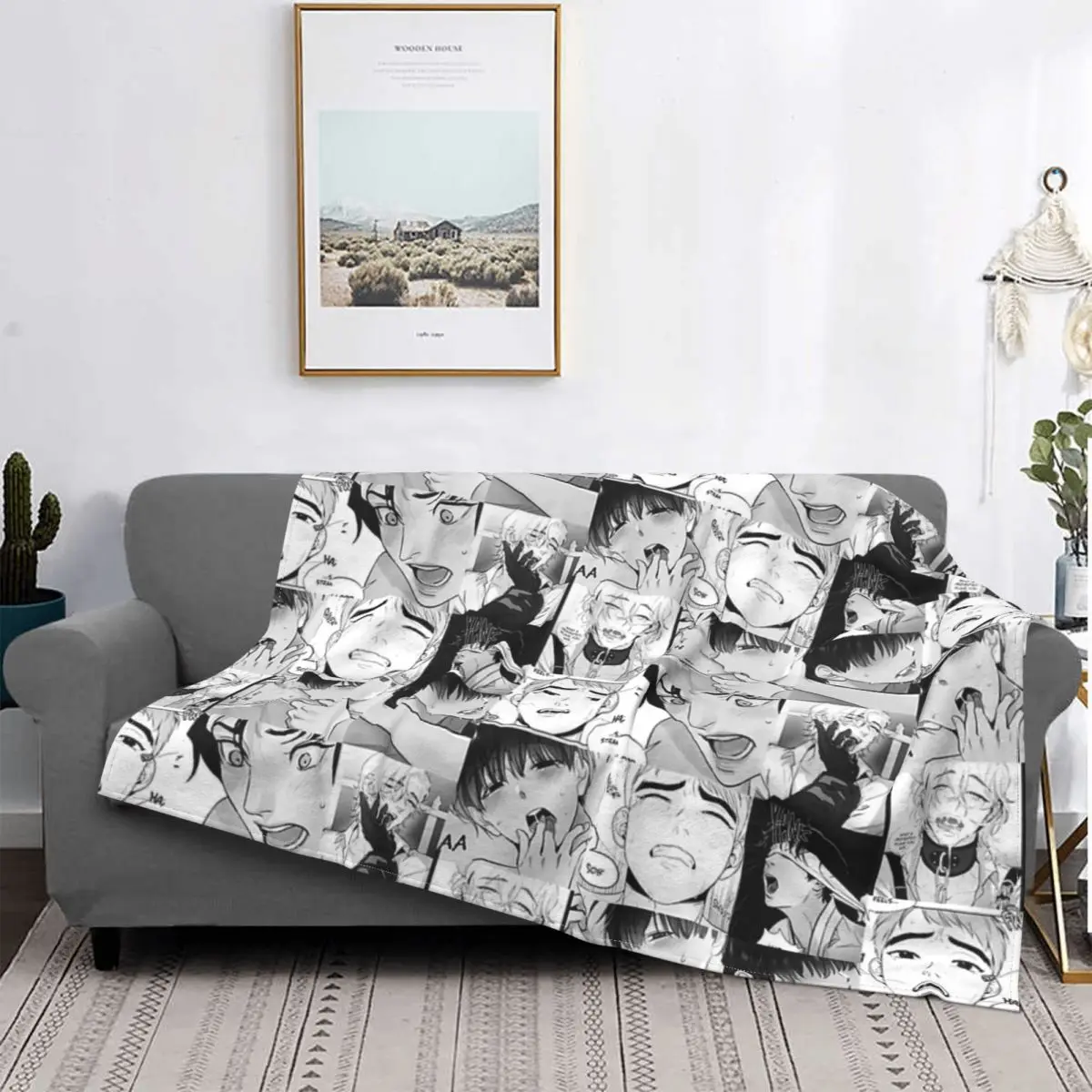 

The Good Yaoi-colcha a cuadros для детей, ropa de cama, manta mullida de muselina a cuadros, colcha para cama