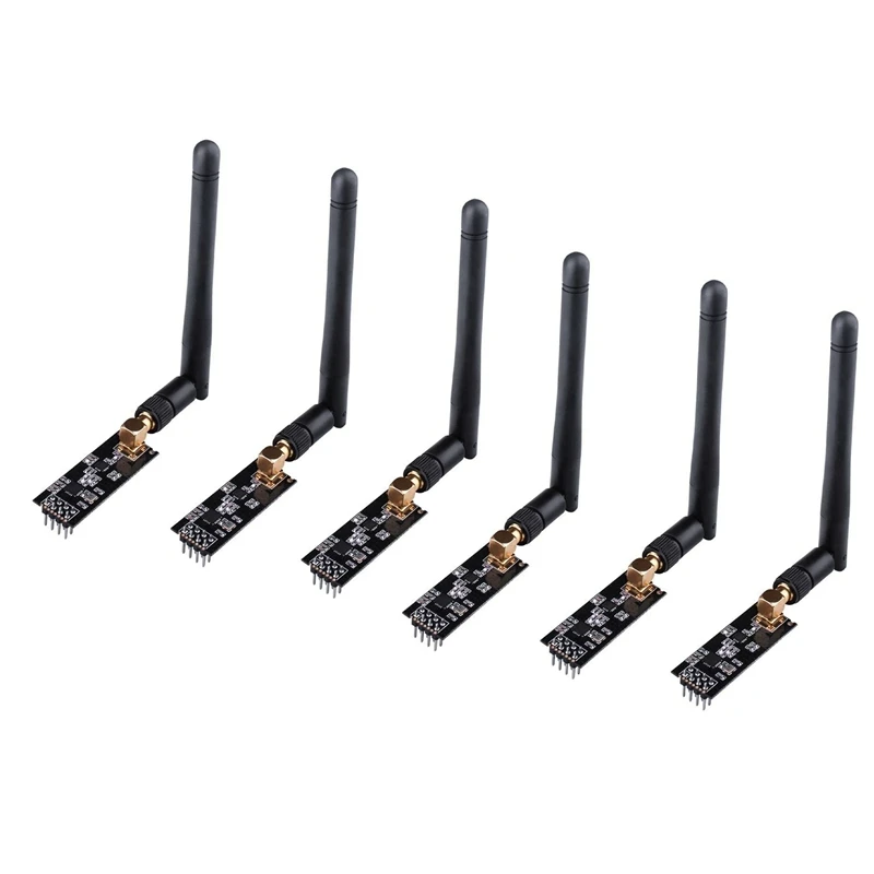 

6PCS NRF24L01+PA+LNA Wireless Transceiver 2.4G 1100M RF Transceiver Module For Arduino