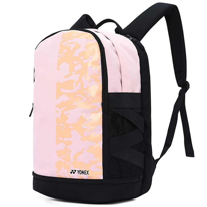 YONEX Light Waterproof Badminton Backpack Multifunctional Racquet Sports Bag With Shoes Compartment For Women Men Match Training
