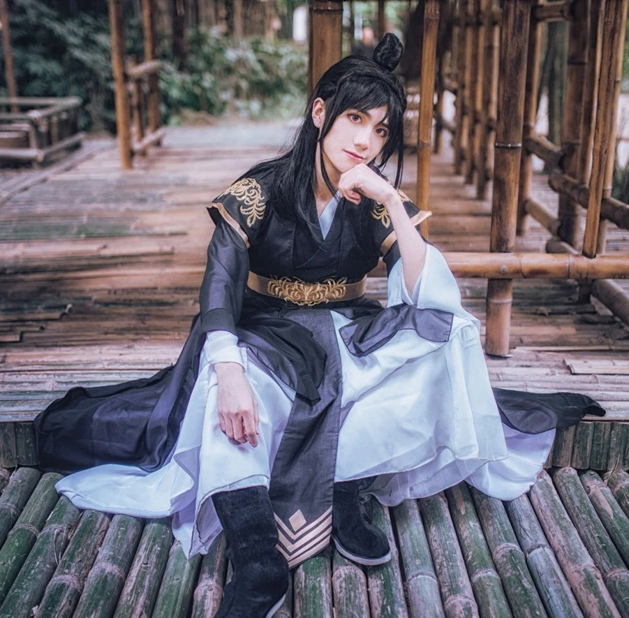 

Nie HuaiSang Junior Boy Cosplay Costume The Founder of Diabolism Chinese Costume MO DAO ZU SHI Full Set