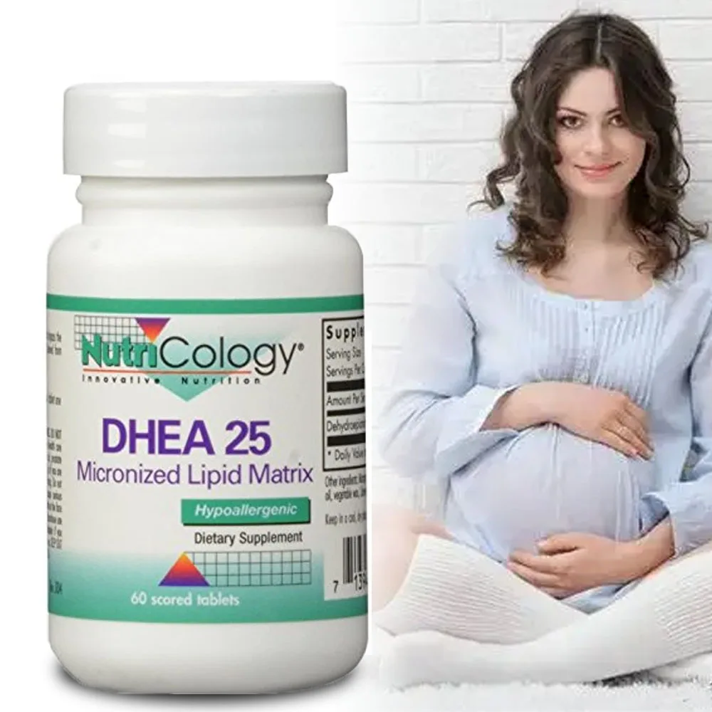 

DHEA 25 Micronized Lipid Matrix Promotes Healthy Metabolism Energy Levels Follicle Growth And Improve Pregnancy Rate 60Caps