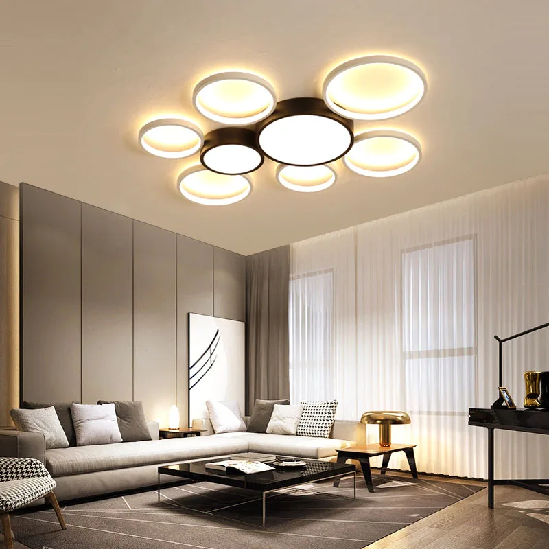 Modern bedroom creative living room LED ceiling lamp 2022 hotel apartment minimalist interior lighting dining room lamp