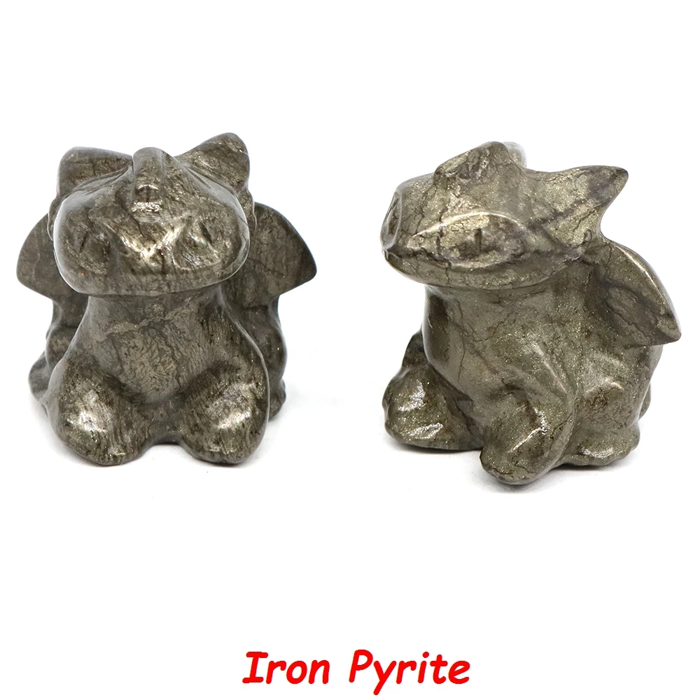 

Беззубчатый летающий дракон 1,2 дюйма, натуральный камень, Исцеляющие кристаллы, фигурка животного, ручная работа, ремесла, энергетические драгоценные камни, украшение для дома, подарки