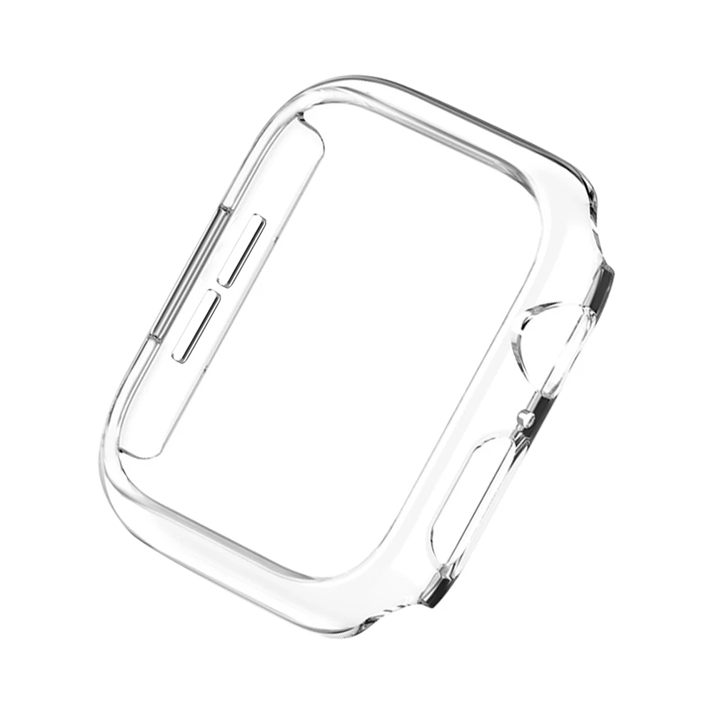 НОВЫЙ чехол для Apple Watch 44 мм 40 45 41 42 38 аксессуар iWatch защитная пленка экрана Serie 3 4 6 SE 7