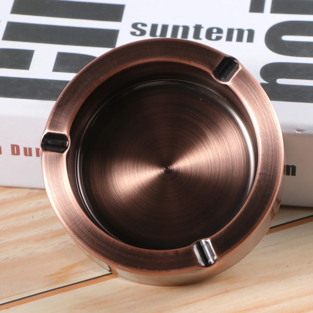 

Ashtray Trays Anti-fall Smoking Stainless Steel Ashtrays Home