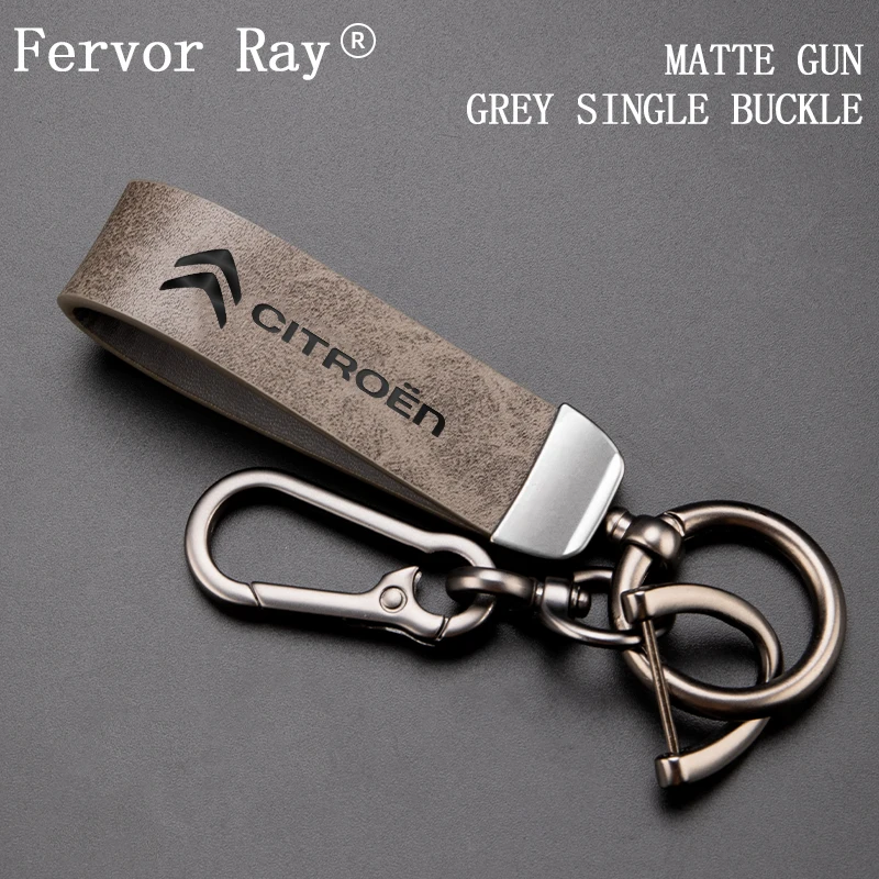 

Metal Car Keychain Anti-Lost Key Ring for Citroen C4 C3 Aircross C5 C6 Phev C5X C3-XR Versailles Aluminum Alloy Accessorie