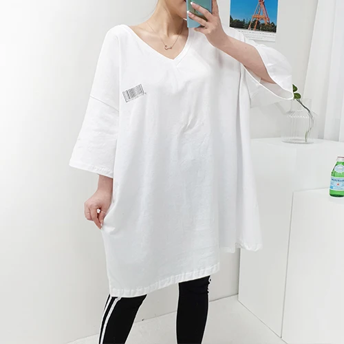 

브이 빅박스 //빅사이즈/반팔빅박스/기본티셔츠/오버핏/롱티/오렌지/블루/블랙