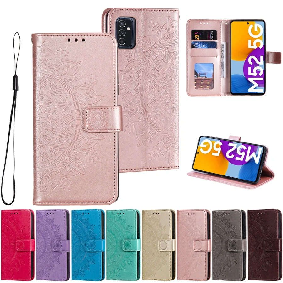 

Кожаный чехол с тиснением для Samsung Galaxy M52 A02S A03 A03S A12 A13 A22 A32 A82 S22/S21/S20 Plus/Ultra S21/S20 FE