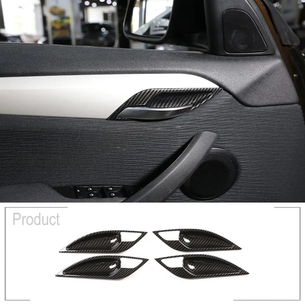 

4 pcs For BMW X1 E84 2011-2015 Car ABS Interior Door Handle Trim Accessories