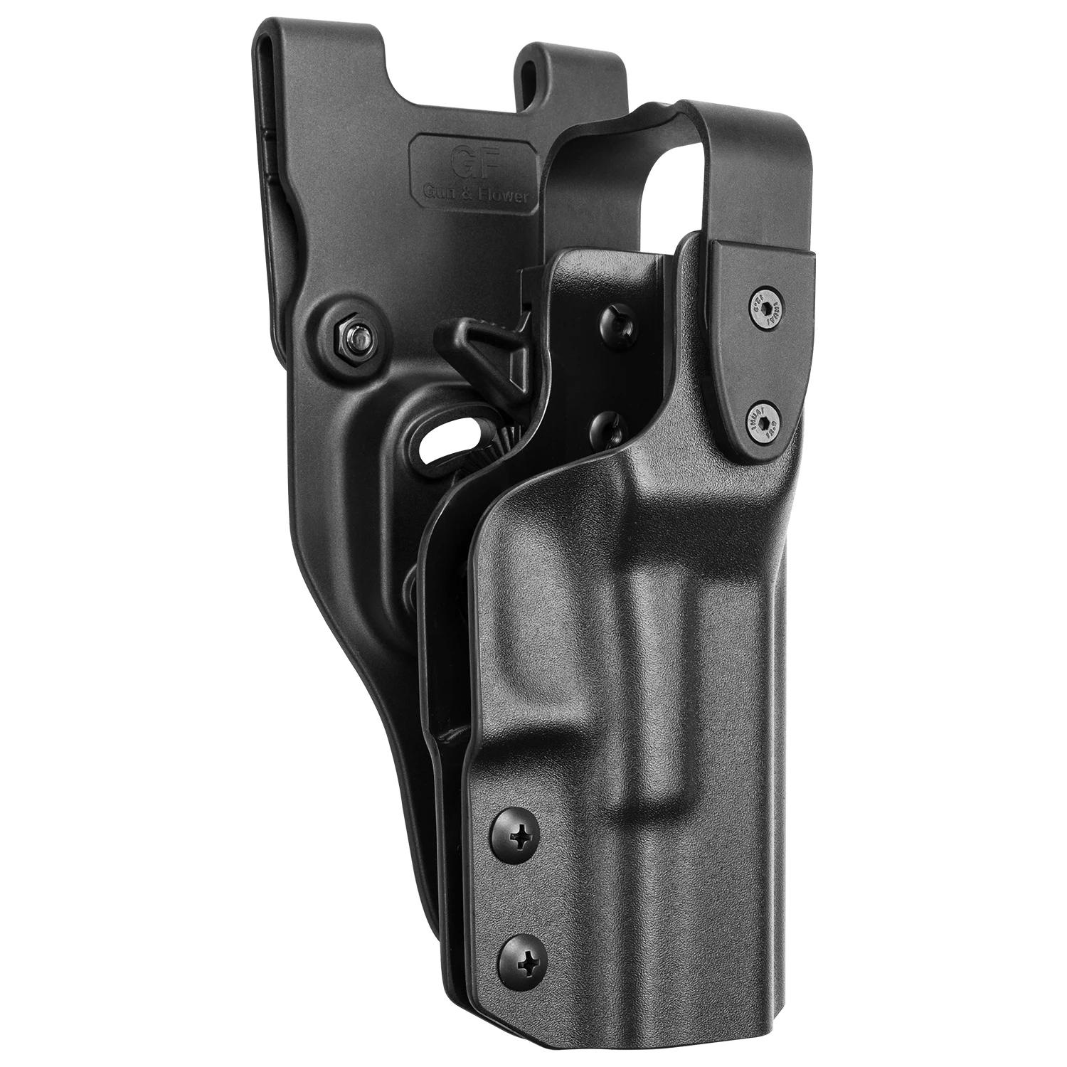 Gun&Flower Kydex Duty Holster for 17/19/19x/23/31/32/45(Gen1-5), G22(Gen1-4) Index Thumb Released