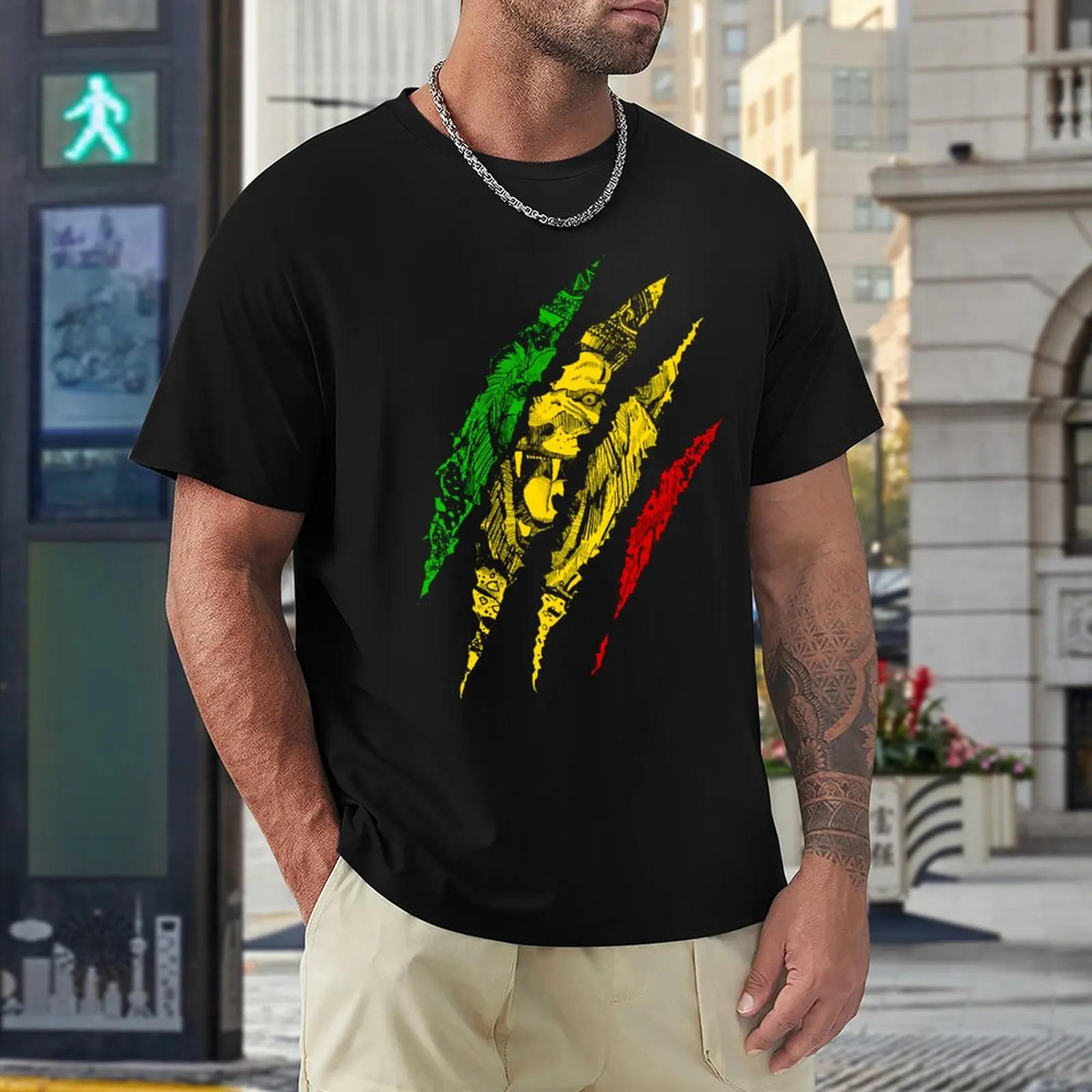 

Классическая футболка с рисунком воина льва Иуды короля расты _ 37766023 футболка в стиле Харадзюку