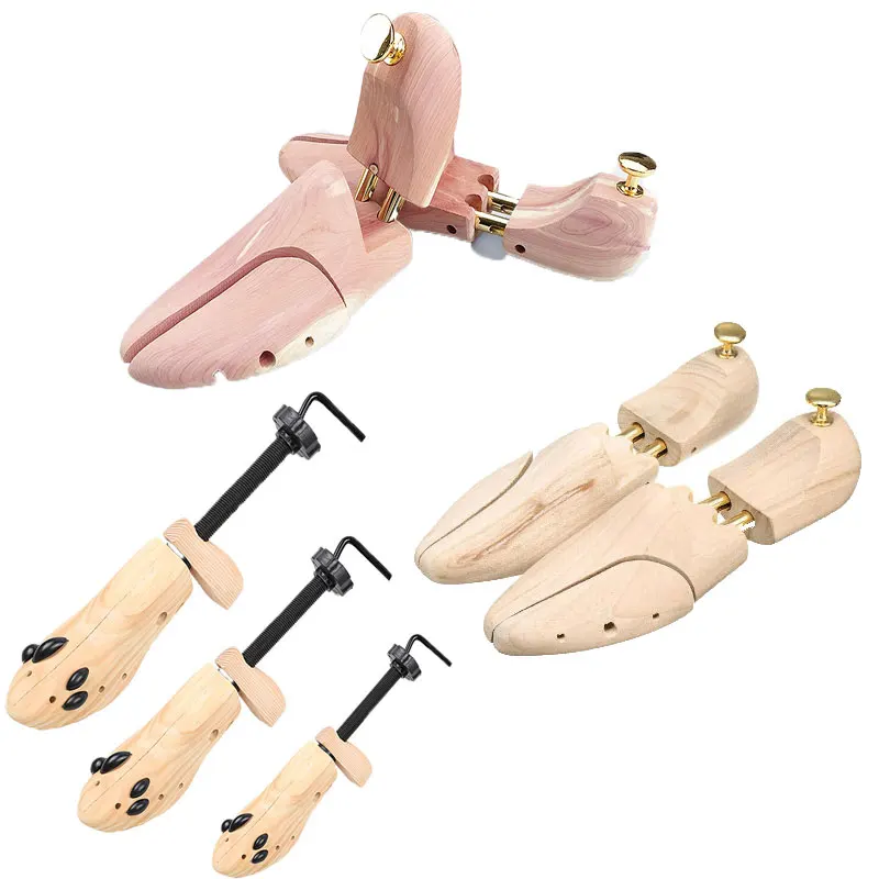 

1 Pcs Unisex Shoe Stretcher Wooden Shoes Tree Shaper Rack Pine Wood Adjustable Flats Pumps Boots Expander Shoe Trees Care S/M/L