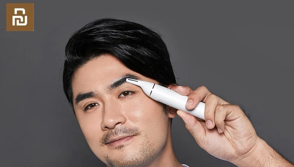 Триммер для волос в носу SOOCAS Youpin IPX5 Беспроводная Машинка стрижки бровей с острыми