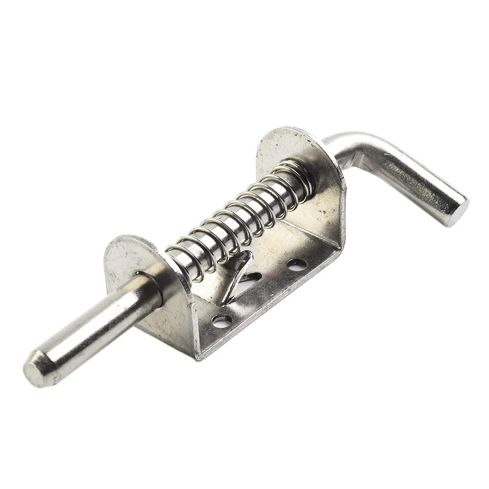 1 шт. металлический замок-болт пружинная защелка 120/128 мм бесконтактная сталь