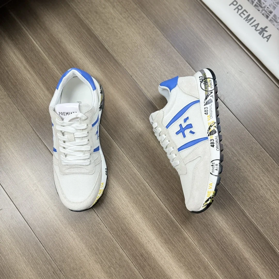 PREMIATA/мужские модные нишевые универсальные низкие кроссовки удобная сетчатая