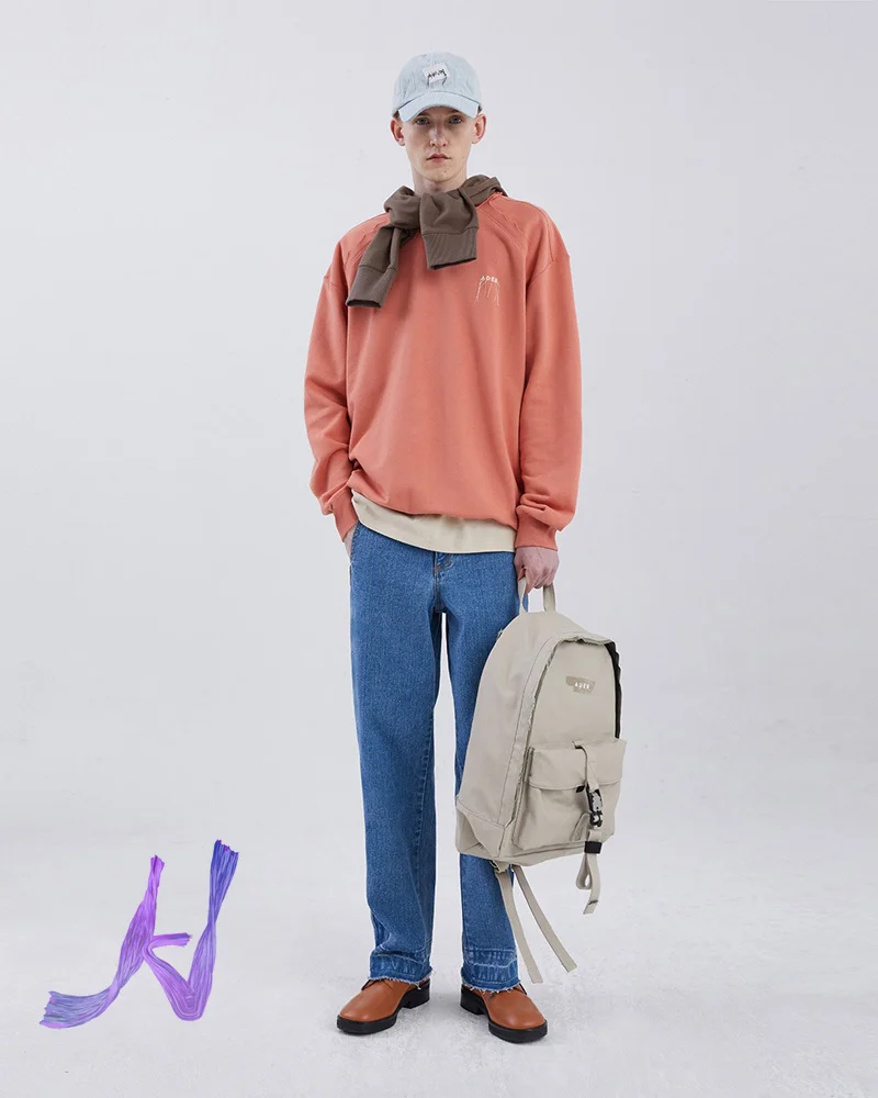 

Ader Error Sweatshirt Adererror Casual Tops Men Women High Quality Coil Thread Candy Color Lace Shoulder Pullover