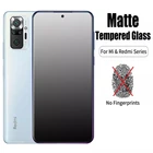 Матовое Защитное стекло для Xiaomi Redmi Note 10 9 9S 9T 9TPro 8 8T 7 Pro, зеркальные Защитные пленки для экрана Redmi 8A 9A 9C, матовое стекло
