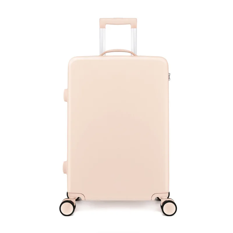 New Design Candy Color 20/24 Inches ABS Material Girls Spinner Smart Case TravelRolling Sweet Style Luggage Travel Suitcase