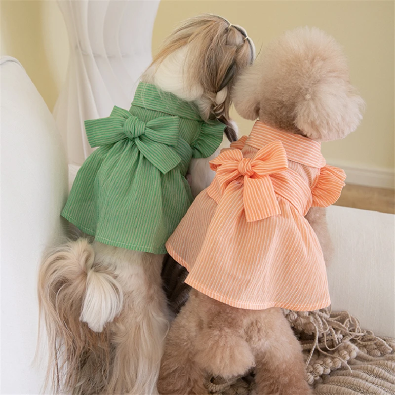 

Pets Dogs Clothing Chihuahua Pomeranian Poodle Dress Summer