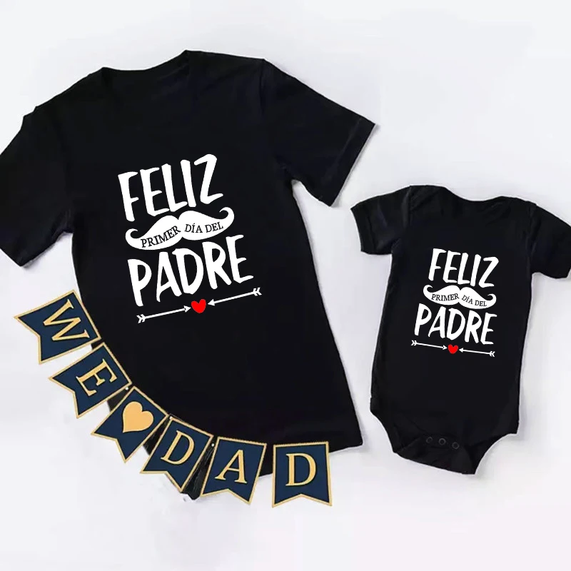 Костюм для семьи на день первого отца хлопковый комбинезон папы и меня дочери