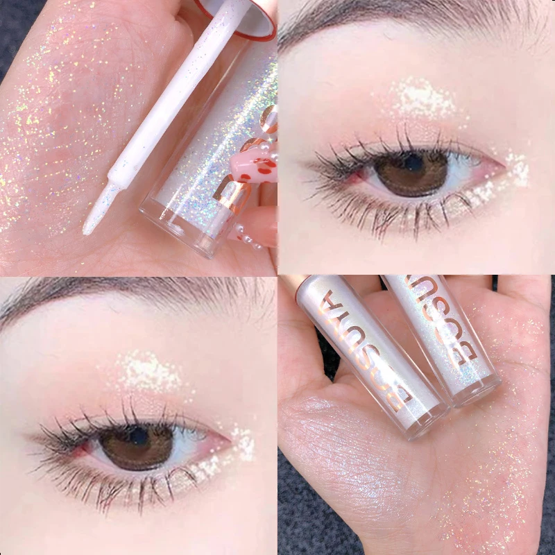 

Diamond Shining Liquid Eyeliner Pearlescent Glitter Highlight Eye Shadow Liquid Monochrome Lasting Waterproof Makeup Cosmetics